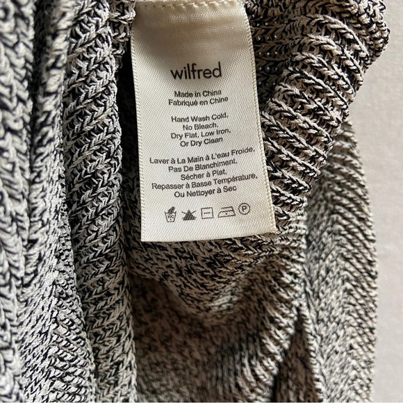 Wilfred Aritzia Palmier Grained Gray Tunic Sleeveless Side Slit Sweater Sz XS - Picture 8 of 11